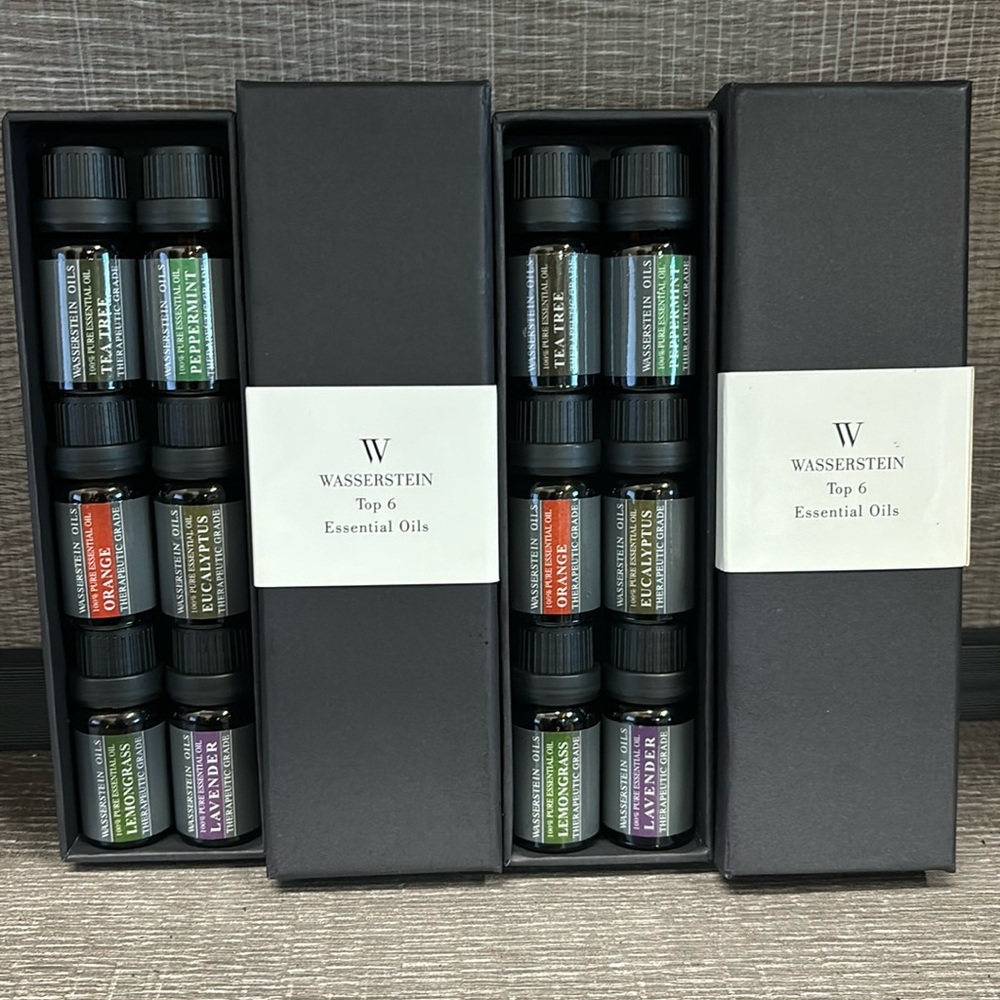 2 Sets of Wasserstein Aromatherapy Oils 100% Pure Basic Essential Oils Gift Sets
